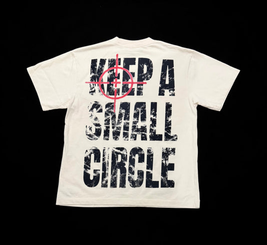 Keep A Small Circle Tee - Offwhite